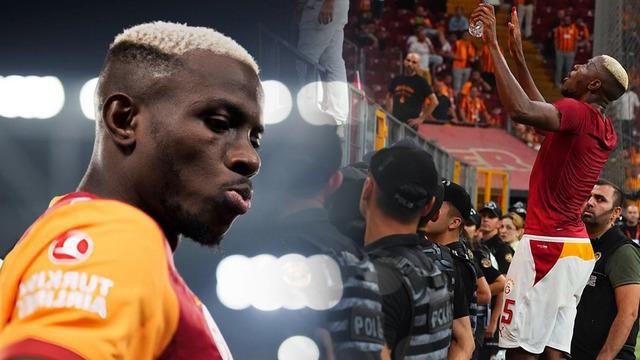 Osimhen tribün hareketi