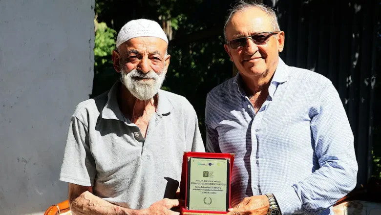 60 yıllık eşyalar bağışı